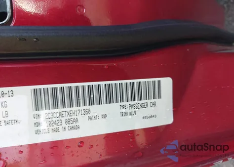 2014 Chrysler 300C z USA, uszkodzony, nr VIN 2C3CCAETXEH171360